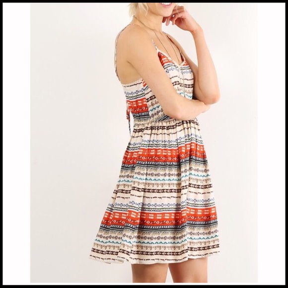 Tribal Print Dress - Picture 2 of 7